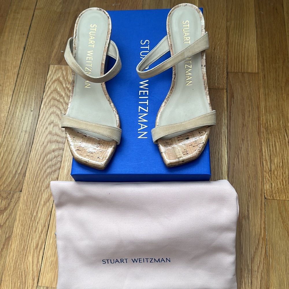 Brand New Stuart Weitzman Wedges - comes with box and shoe bag